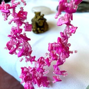 necklace woven by artisans boho chic